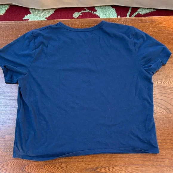 Under Armour Women’s Project Rock Navy T-Shirt Large - Picture 7 of 9